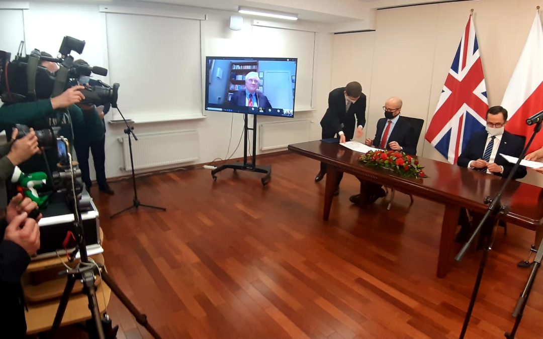 Polsko-brytyjska współpraca w sprawie Centralnego Portu Komunikacyjnego.