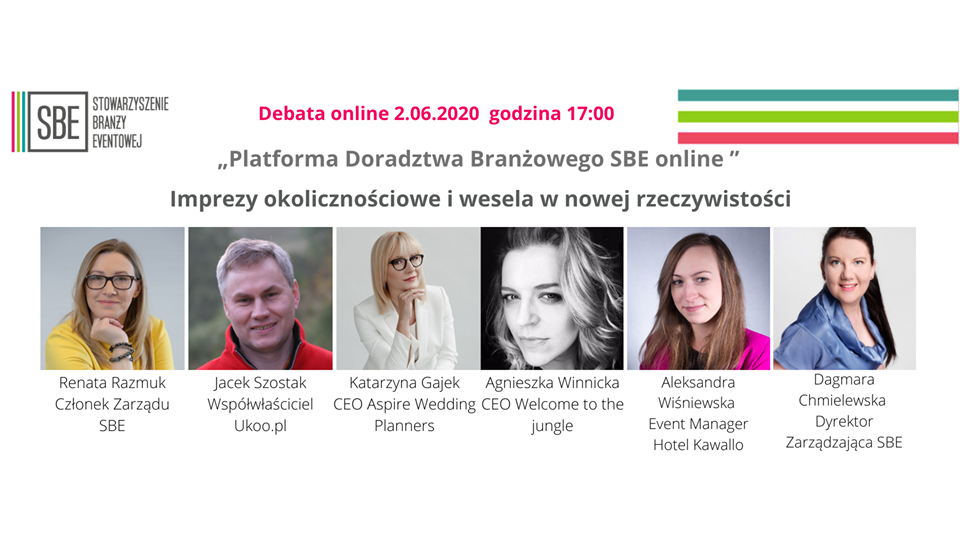 „Imprezy okolicznościowe i wesela w nowej rzeczywistości” Notka na temat Platformy Doradztwa Branżowego