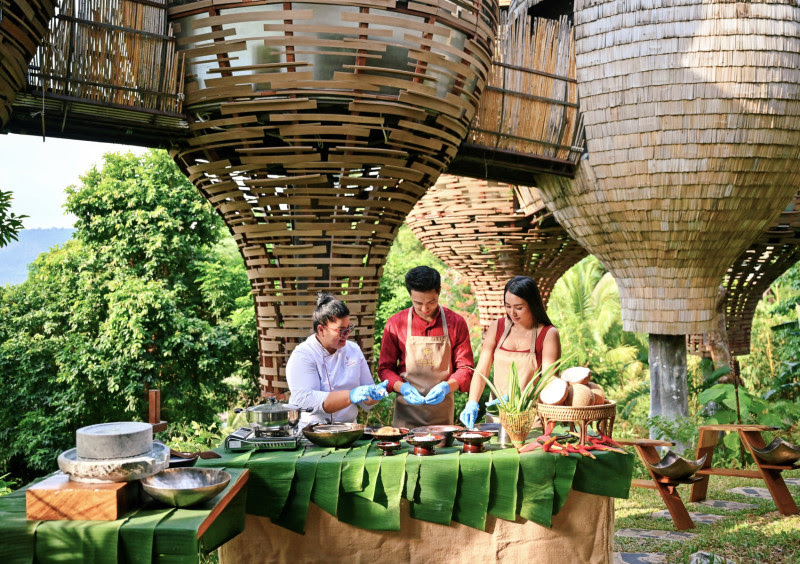 Experience top regional cuisine up close at these sustainable hotels