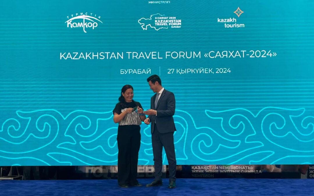 Kazakh Tourism presented personalized badges to Kazakhstani guides