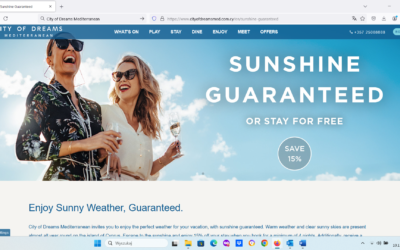 Enjoy Sunny Weather, Guaranteed.