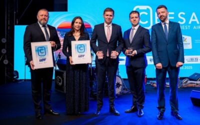 PLL LOT z pięcioma statuetkami w plebiscycie Ceesar Awards 2025