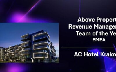 JEDYNY HOTEL Z POLSKI WYRÓŻNIONY W Elite Awards przyznawanych przez Marriott International – AC Hotel by Marriott Krakow otrzymał nagrodę Revenue Management Team of the Year EMEA od sieci Marriott!
