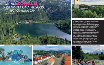 Lato na Słowacji – relaks dla ciała, przygoda i taniec pod gwiazdami – artykuł Agnieszki Kaszuby w najnowszym magazynie „All Inclusive”