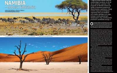 Namibia – oddech świeżości – artykuł Anny Hołubińskiej i Renaty Toboły w najświeższym wydaniu magazynu „All Inclusive”