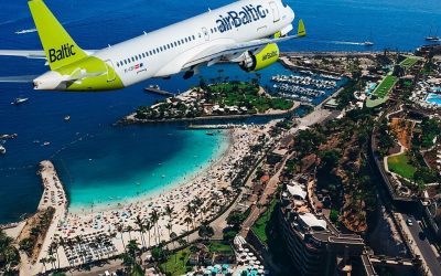 Łotewska linia lotnicza airBaltic uruchomia z Warszawy, Katowic i z Poznania regularne połączenie na Gran Canarię w sezonie zimowym