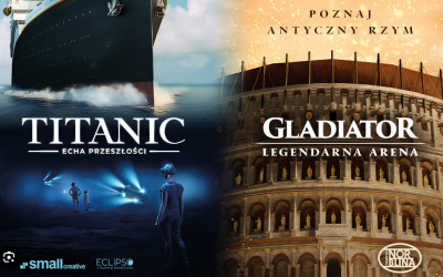 Titanic i Gladiator – premiera nowych pokazów immersyjnych w Art Box Metaverse