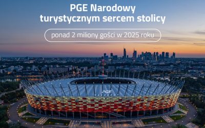 PGE Narodowy turystycznym sercem stolicy. Ponad 2 miliony gości w 2025 roku