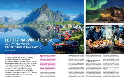 Lofoty, Narwik i Tromsø: arktyczne widoki, które istnieją naprawdę – artykuł Łukasza M. Mikosza w najnowszym numerze „All Inclusive”