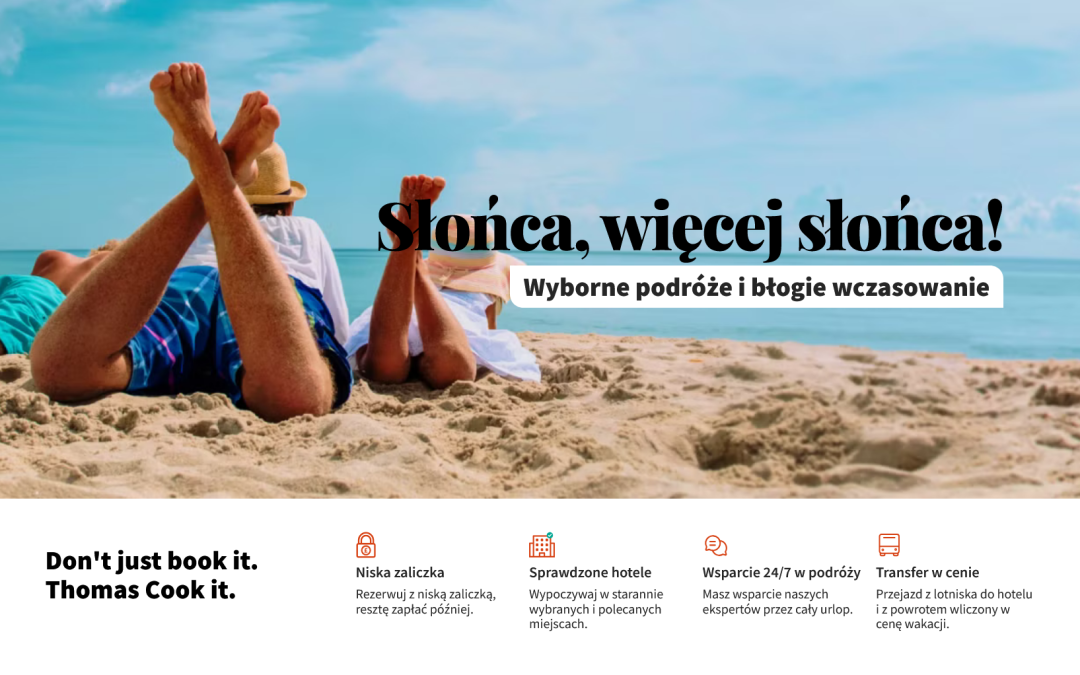 Oferta Thomas Cook w Polsce trafia na największą platformę sprzedażową dla agentów turystycznych