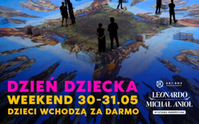 Weekend Dziecka w Art Box Experience. Dzieci zwiedzają wystawę za darmo