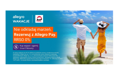 Allegro Wakacje przyspiesza rozwój. Rezerwacje z wyprzedzeniem oraz Allegro Pay już dostępne na platformie