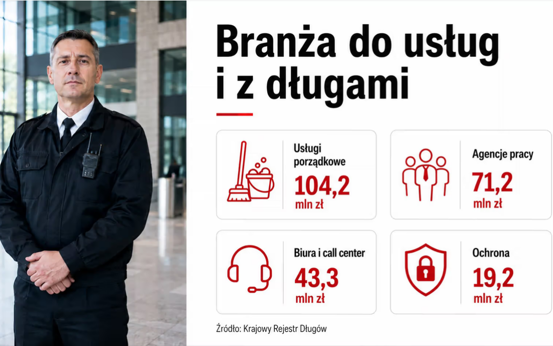 Od zaplecza widać długi – outsourcing zalega na 238 milionów złotych