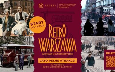 „Retro Warszawa” ponownie otwiera drzwi do przedwojennej stolicy. Nowa odsłona wystawy z premierowymi atrakcjami i bezpłatne wejścia dla dzieci